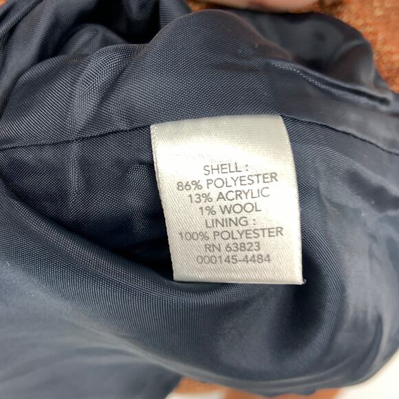 Christopher & Banks Tweed Bomber Jacket with Pockets Size L Window Pane Check - Picture 5 of 7